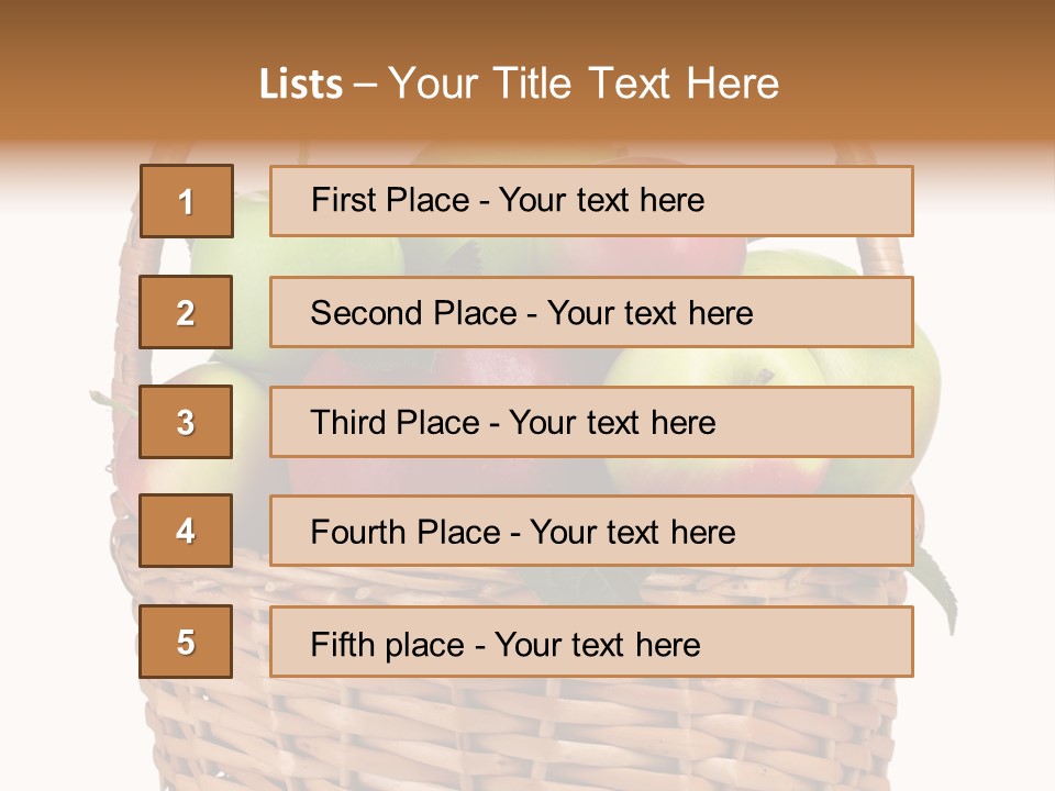 White Eating Dieting PowerPoint Template