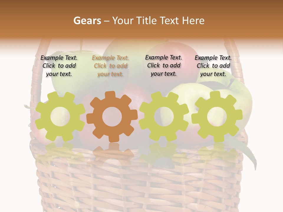 White Eating Dieting PowerPoint Template