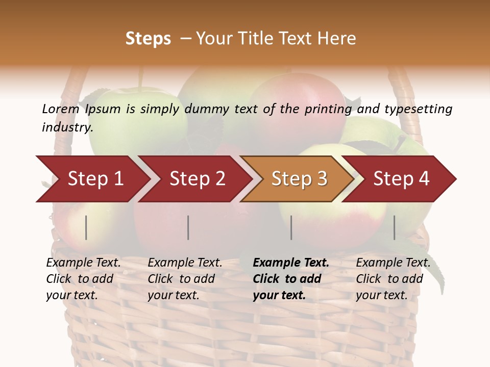 White Eating Dieting PowerPoint Template