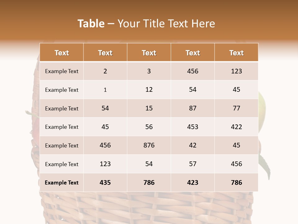 White Eating Dieting PowerPoint Template