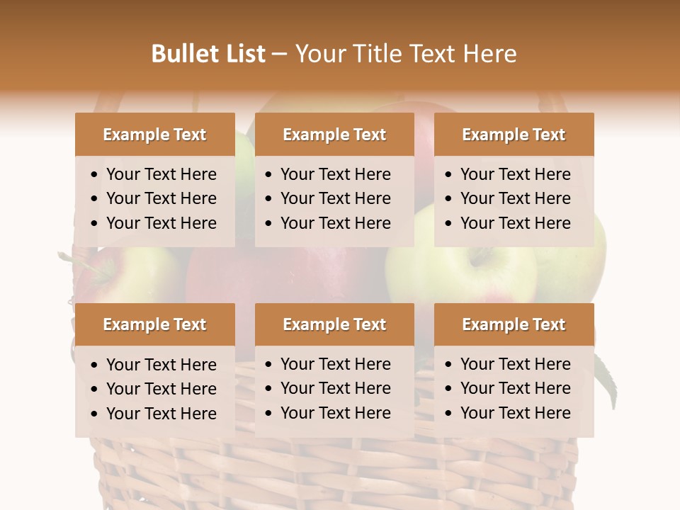 White Eating Dieting PowerPoint Template