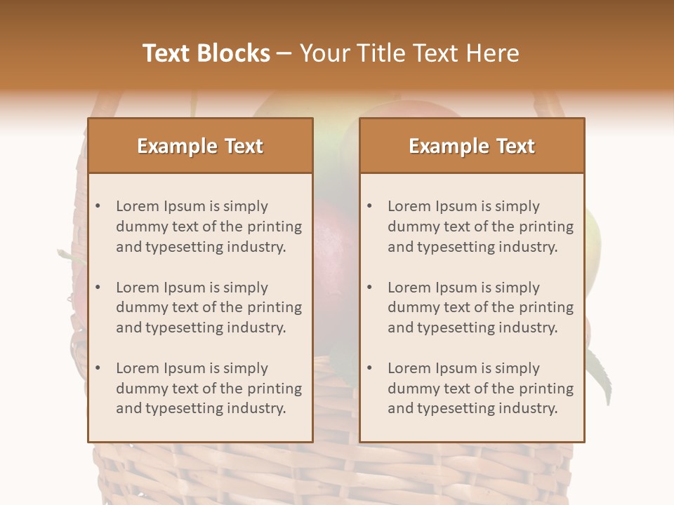 White Eating Dieting PowerPoint Template