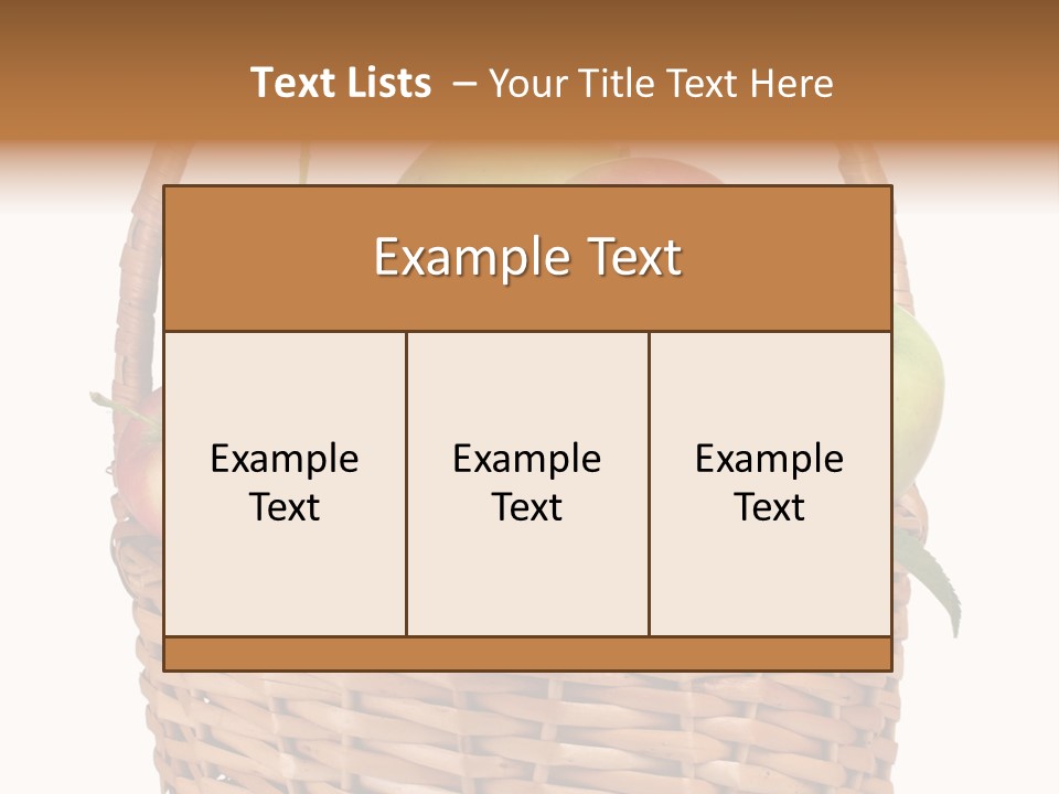 White Eating Dieting PowerPoint Template