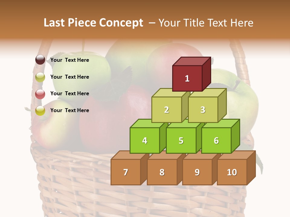 White Eating Dieting PowerPoint Template