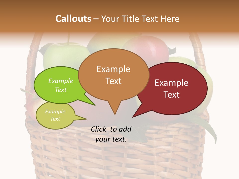 White Eating Dieting PowerPoint Template