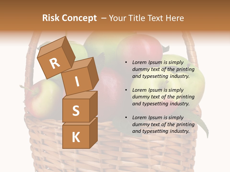 White Eating Dieting PowerPoint Template