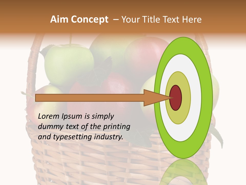 White Eating Dieting PowerPoint Template