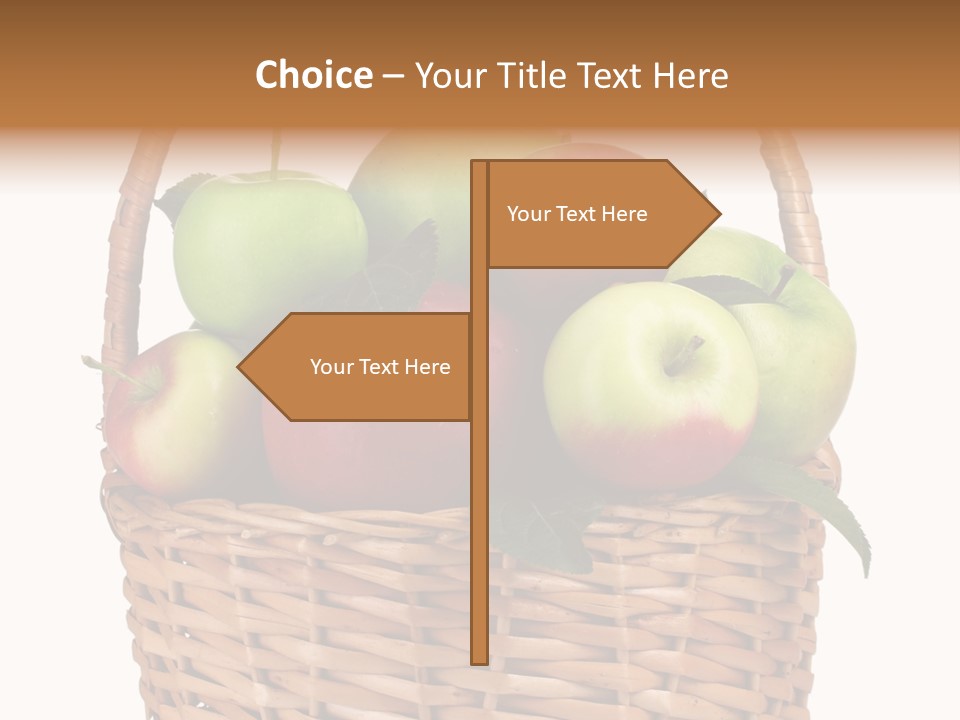 White Eating Dieting PowerPoint Template