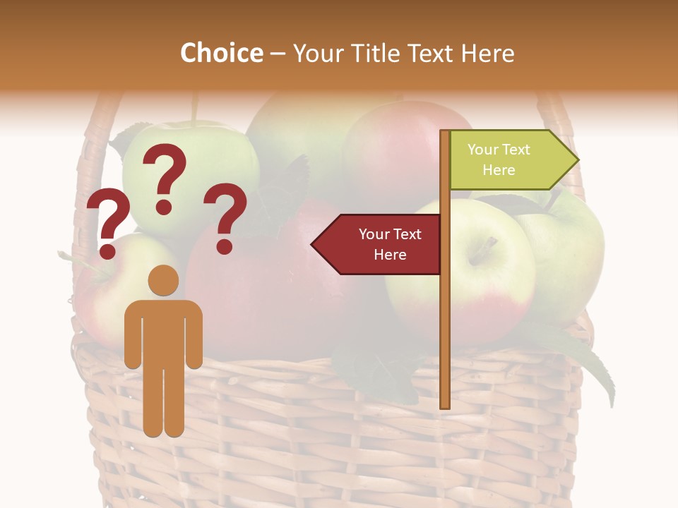 White Eating Dieting PowerPoint Template