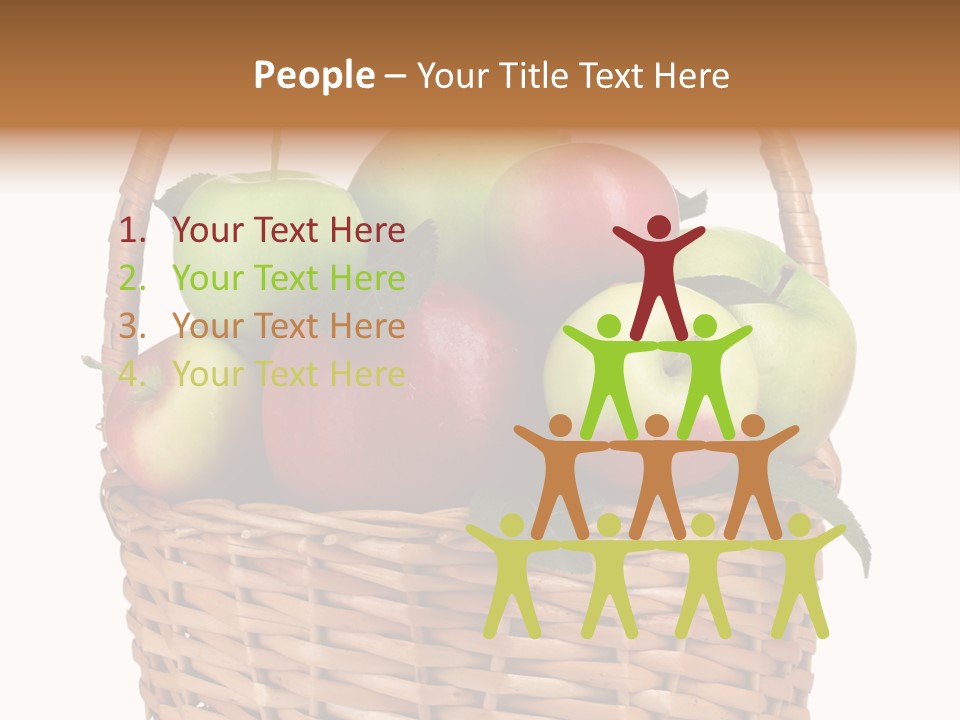 White Eating Dieting PowerPoint Template