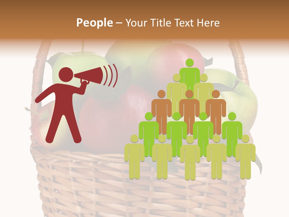 White Eating Dieting PowerPoint Template