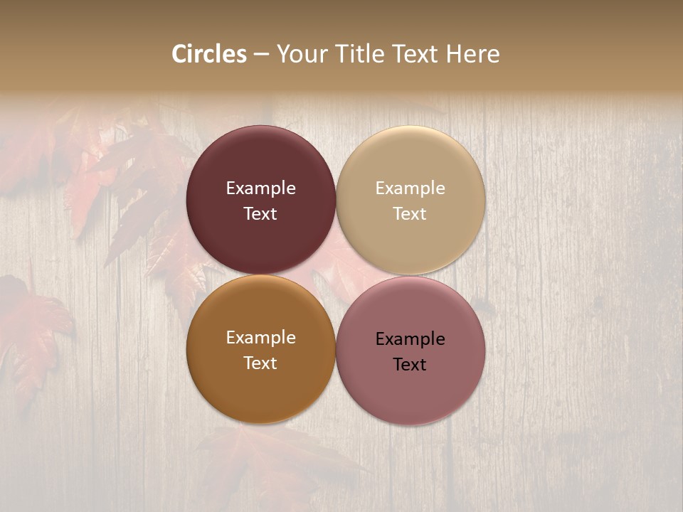 Yellow Maple Rusted PowerPoint Template