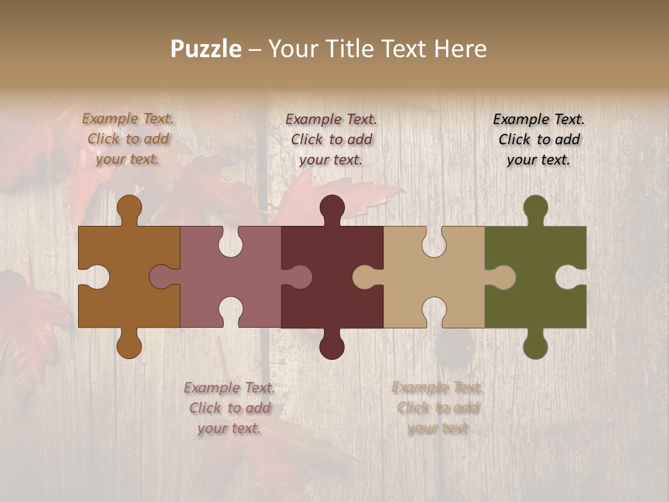 Yellow Maple Rusted PowerPoint Template