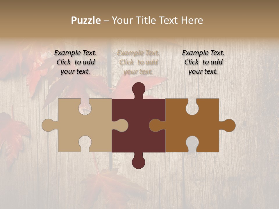 Yellow Maple Rusted PowerPoint Template