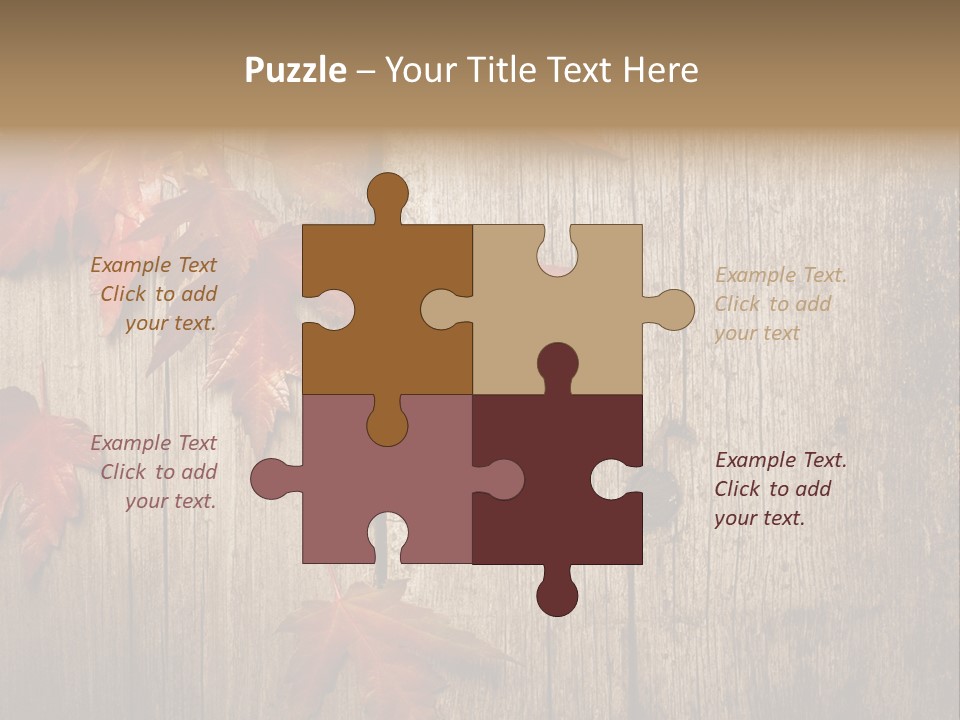 Yellow Maple Rusted PowerPoint Template