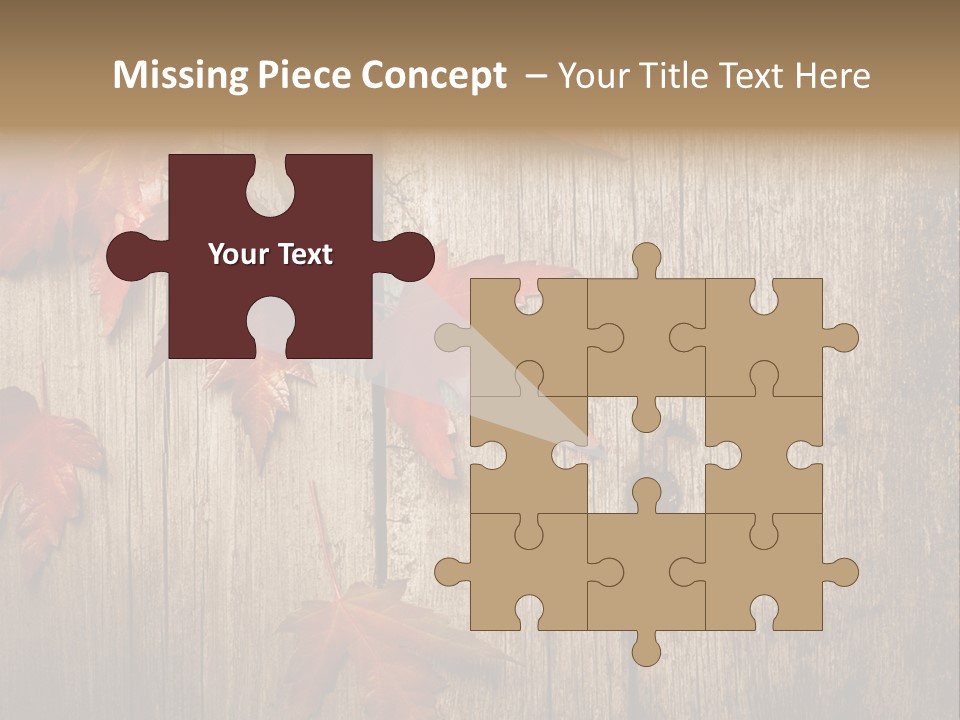 Yellow Maple Rusted PowerPoint Template