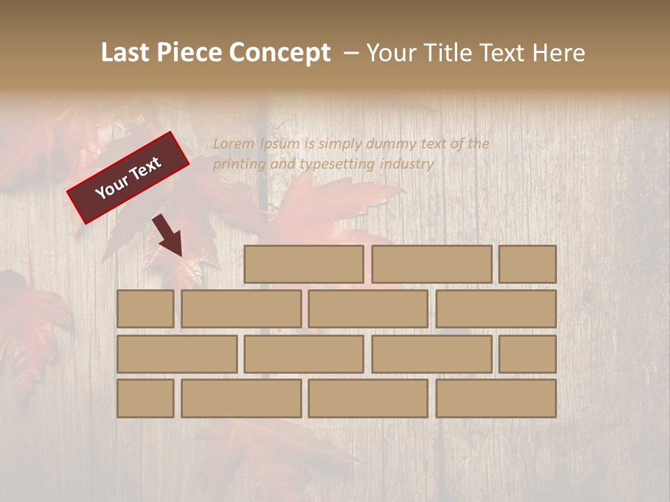 Yellow Maple Rusted PowerPoint Template