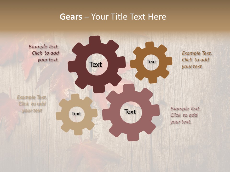 Yellow Maple Rusted PowerPoint Template
