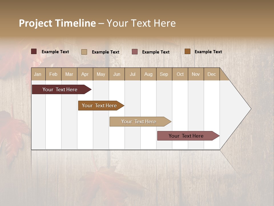 Yellow Maple Rusted PowerPoint Template