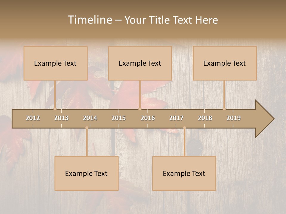 Yellow Maple Rusted PowerPoint Template