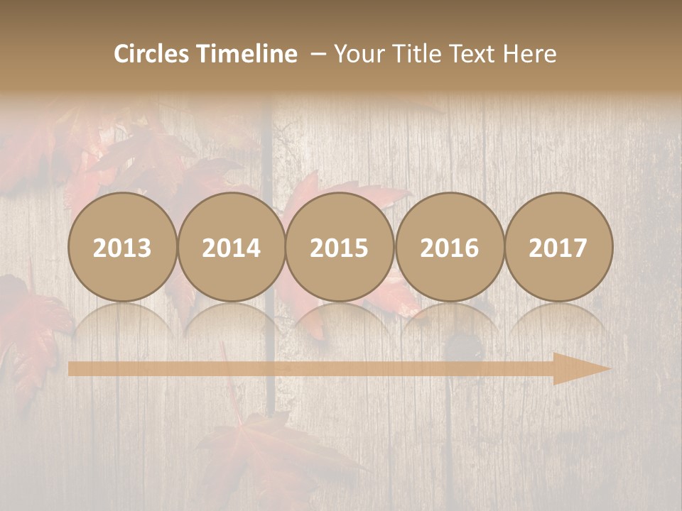 Yellow Maple Rusted PowerPoint Template