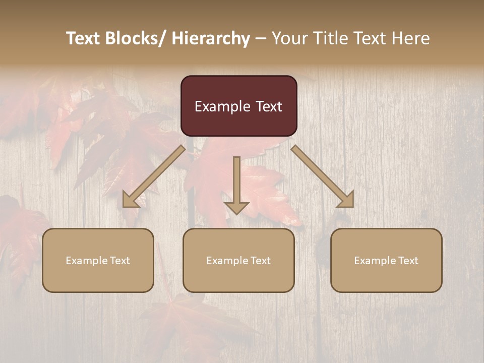 Yellow Maple Rusted PowerPoint Template