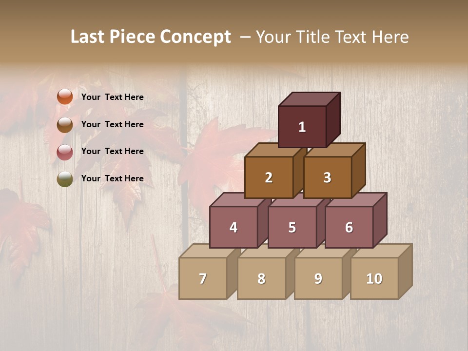 Yellow Maple Rusted PowerPoint Template