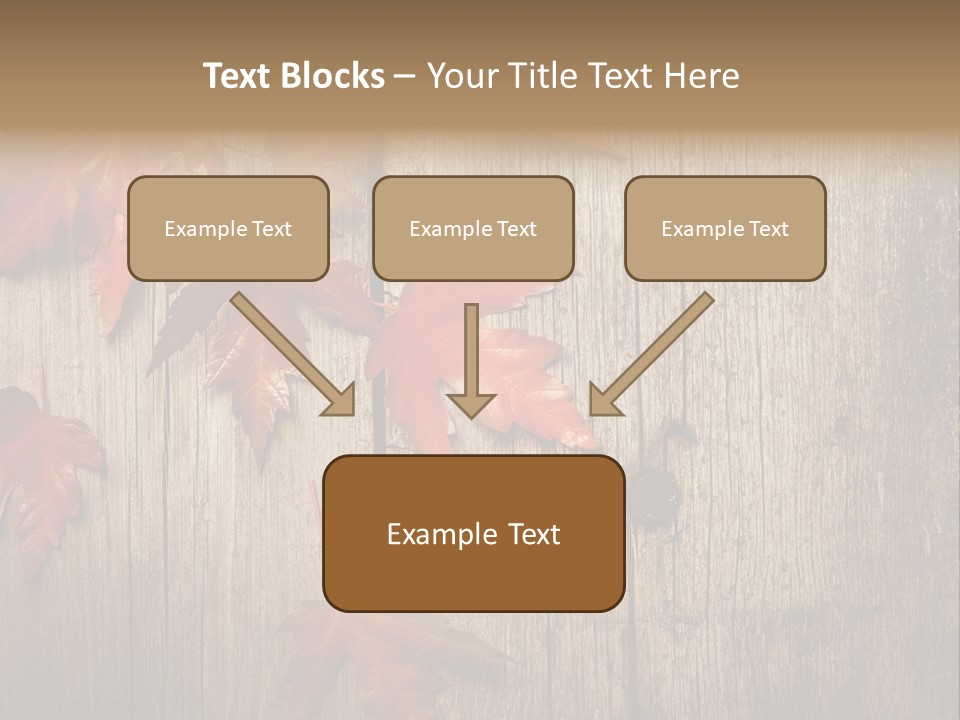 Yellow Maple Rusted PowerPoint Template