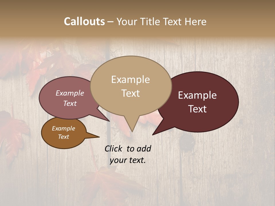 Yellow Maple Rusted PowerPoint Template