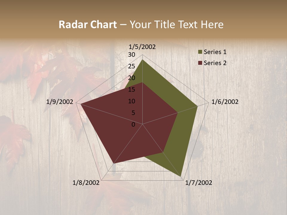 Yellow Maple Rusted PowerPoint Template