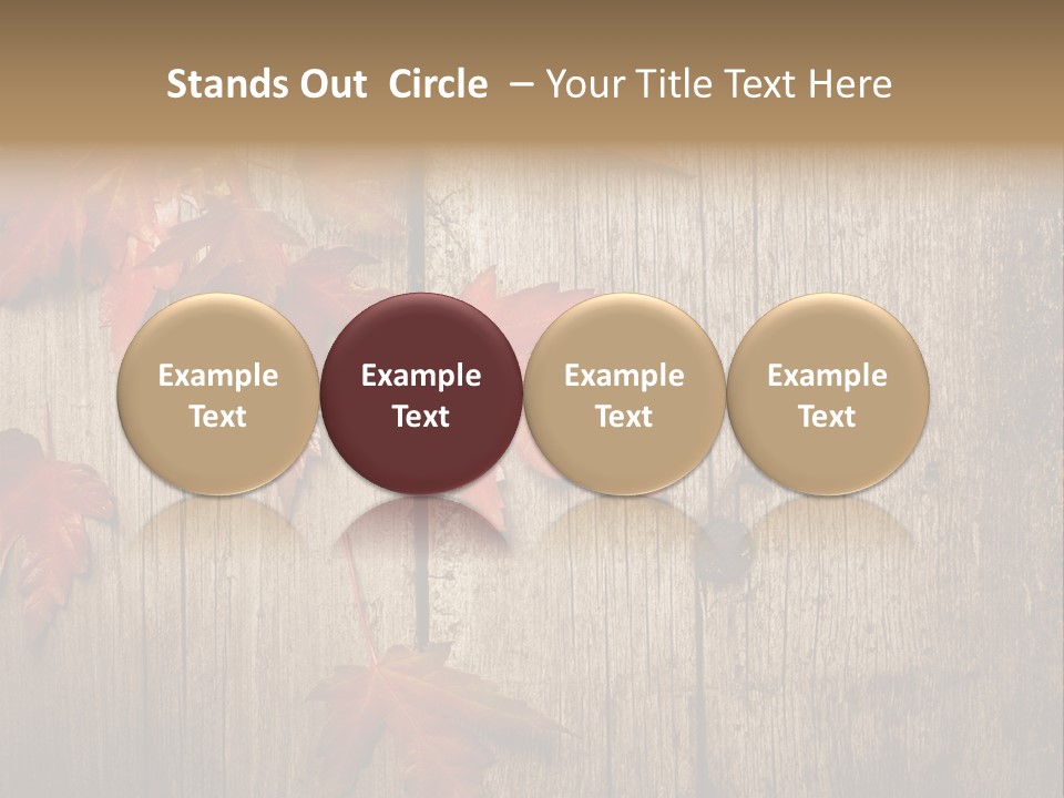 Yellow Maple Rusted PowerPoint Template