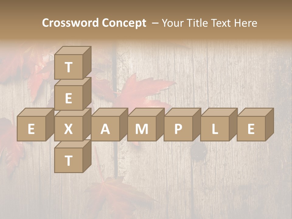 Yellow Maple Rusted PowerPoint Template