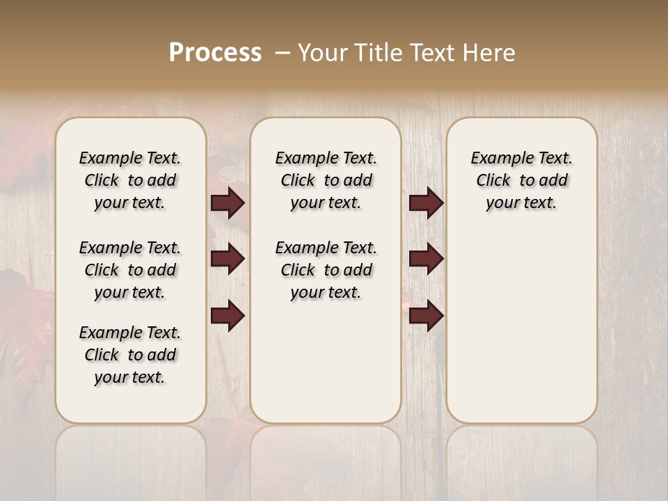 Yellow Maple Rusted PowerPoint Template