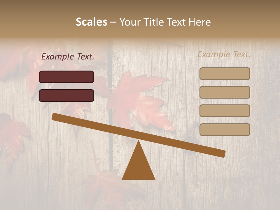 Yellow Maple Rusted PowerPoint Template