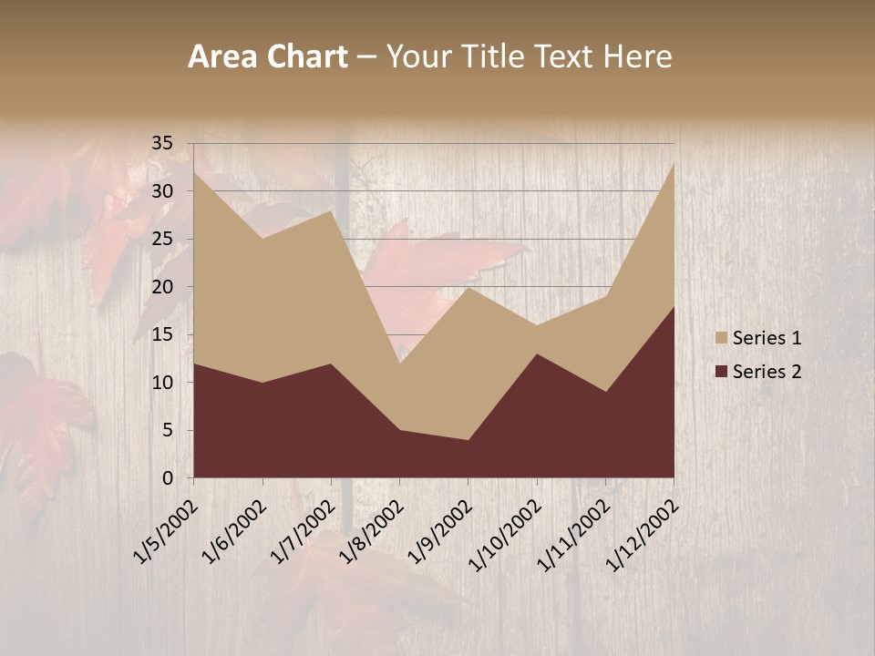 Yellow Maple Rusted PowerPoint Template