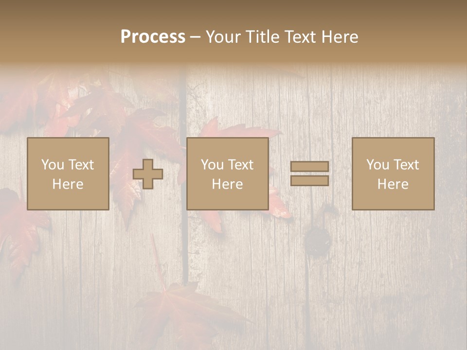 Yellow Maple Rusted PowerPoint Template