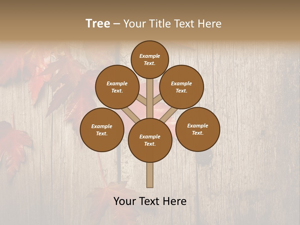 Yellow Maple Rusted PowerPoint Template
