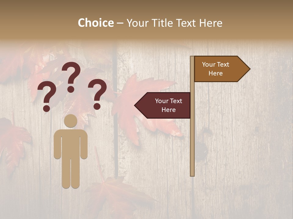 Yellow Maple Rusted PowerPoint Template