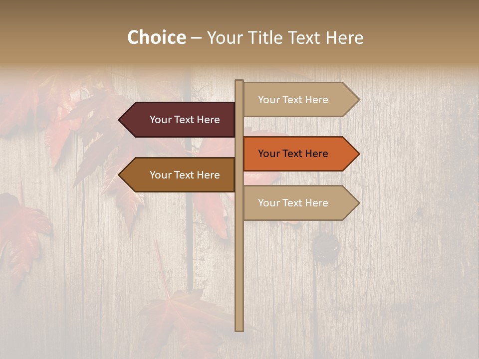 Yellow Maple Rusted PowerPoint Template