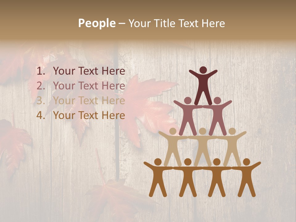 Yellow Maple Rusted PowerPoint Template
