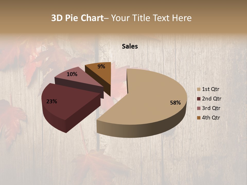 Yellow Maple Rusted PowerPoint Template
