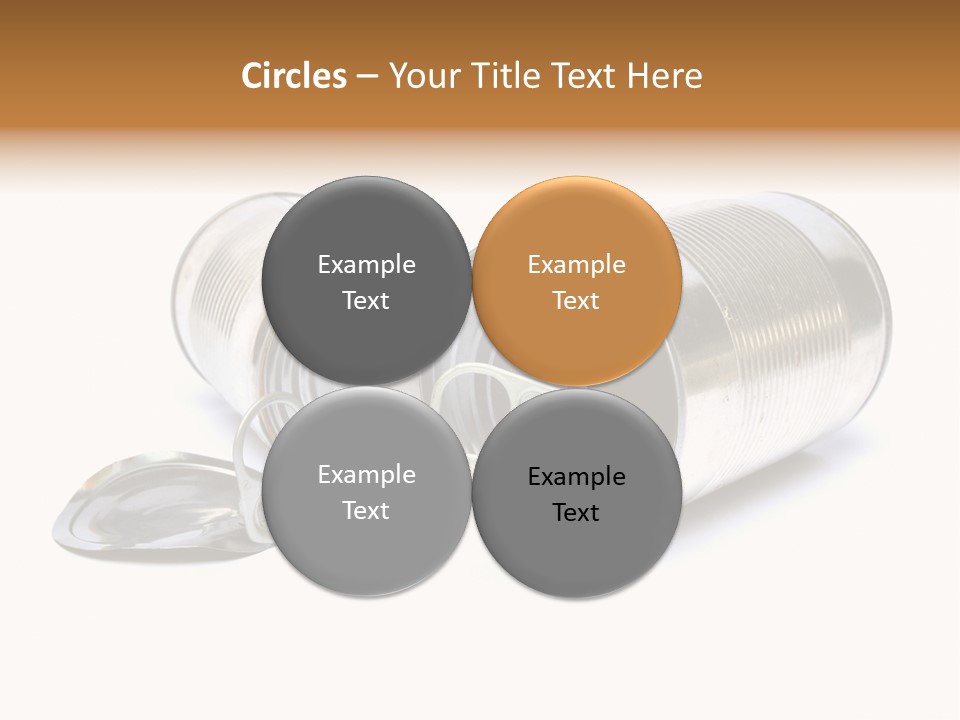 White Aluminium Container PowerPoint Template