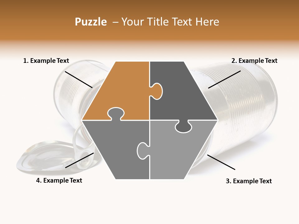 White Aluminium Container PowerPoint Template