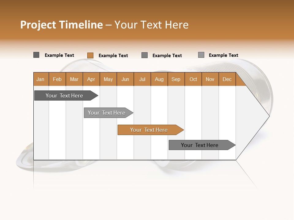 White Aluminium Container PowerPoint Template