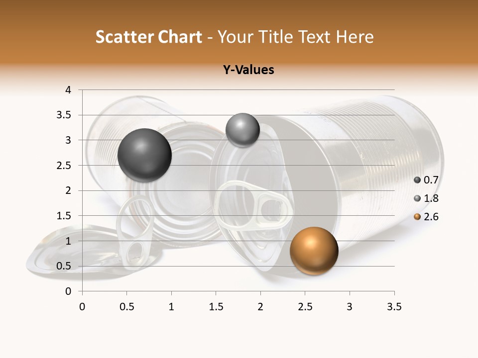 White Aluminium Container PowerPoint Template
