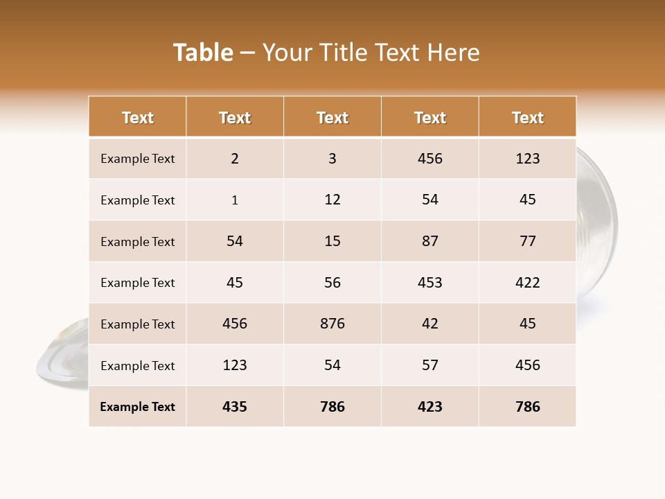 White Aluminium Container PowerPoint Template