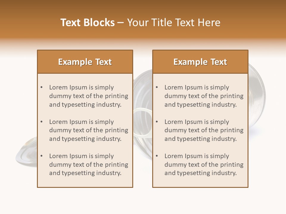 White Aluminium Container PowerPoint Template