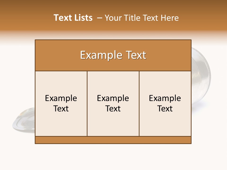 White Aluminium Container PowerPoint Template