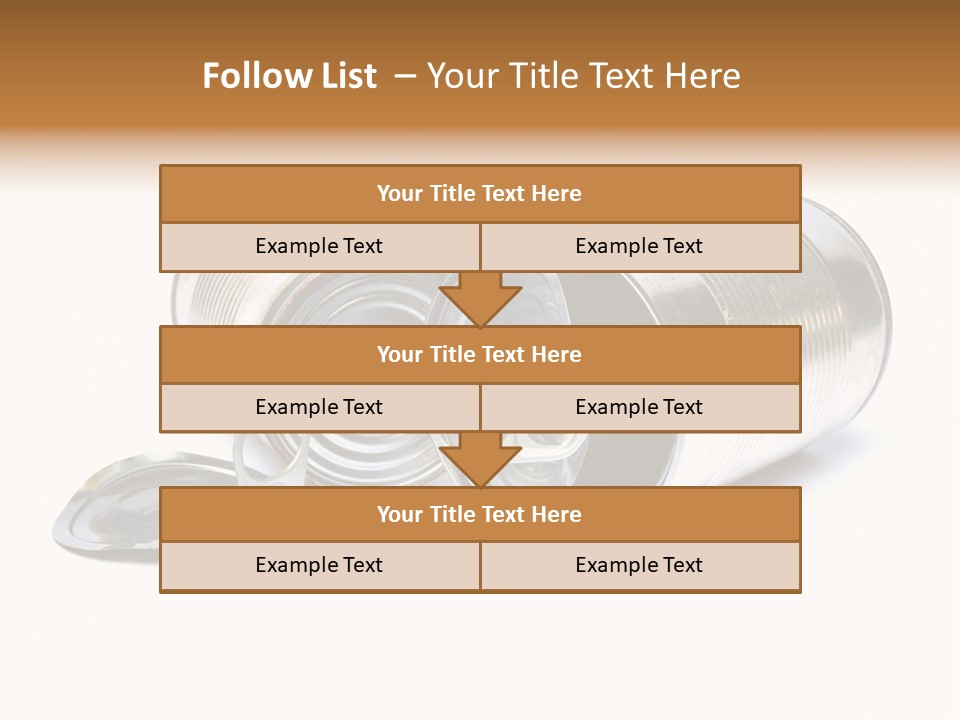 White Aluminium Container PowerPoint Template