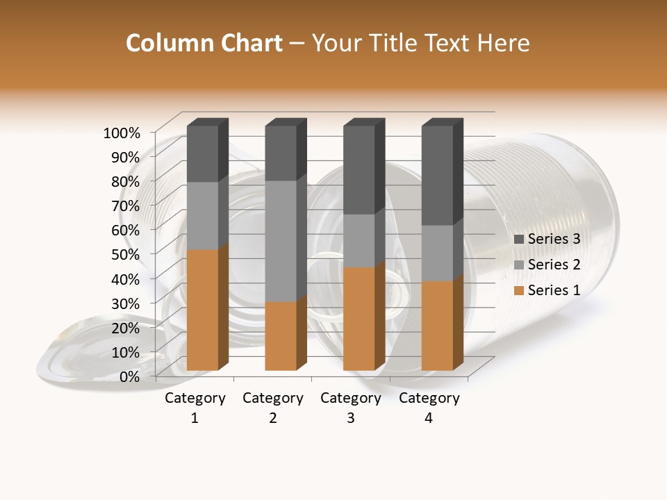 White Aluminium Container PowerPoint Template